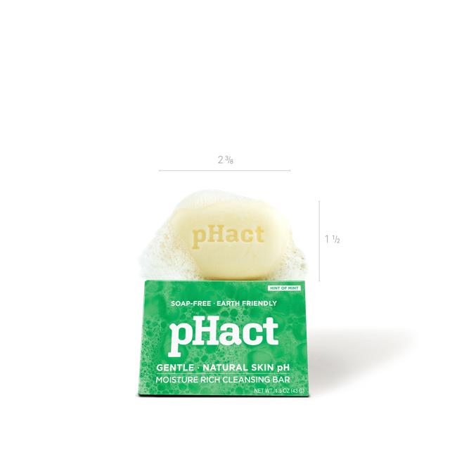 pHact-Moisture-Rich,-Soap-Free-Cleansing-Bar,-Small-Travel-Size-Hint-of-Mint