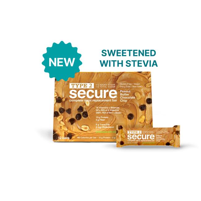 Type-2-Secure-Bars-40g-Sweetened-with-Stevia-Peanut-Butter