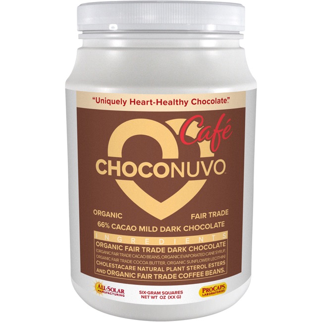 ProCaps Laboratories ChocoNuvo Caf 66 Cacao Mild Dark Chocolate